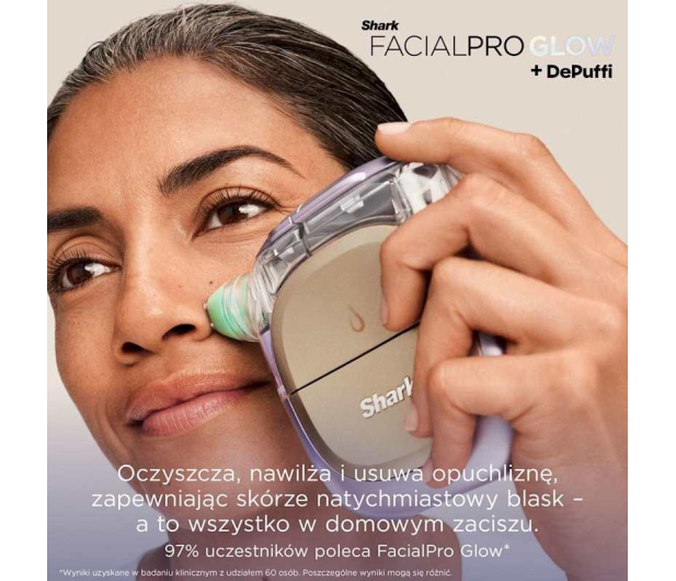 Shark Hydroaktywny system pielęgnacji twarzy FacialPro Glow FH320E - 1568664 - zdjęcie 2